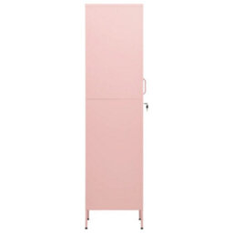 Berkfield Locker Cabinet Pink 35X46X180 Cm Steel - thumbnail 4