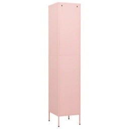 Berkfield Locker Cabinet Pink 35X46X180 Cm Steel - thumbnail 5