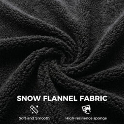 Snow Flannel Office Chair, Modern Makeup Vanity Chair With Tub Back - thumbnail 3