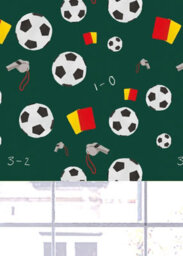Lister Cartwright Football Blackout Roller Blinds  Easy Fit Child Safety For Kids (Dark Green, 180 Cm Width X 140 Cm Drop) - thumbnail 3