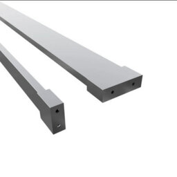 Probaty Bathrooms Walkin Wet Room Shower Enclosure Glass Screen  Towel Rail Rack 1400mm - thumbnail 3