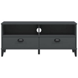 Berkfield Industrial Tv Cabinet Viken Anthracite Grey Engineered Wood - thumbnail 6