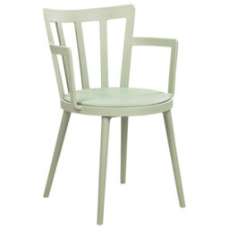 Beliani Set Of 4 Dining Chairs Morill Light Green - thumbnail 4