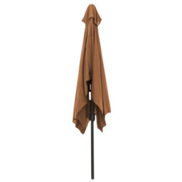 Sundaze 2X3M Coffee Garden Parasol Umbrella Sun Shade Canopy With Hand Crank Tilt Function - thumbnail 6