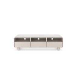 Arte Albion Tv Cabinet 160Cm - Cashmere Finish, Push-To-Open Drawers And Open Media Storage - thumbnail 2