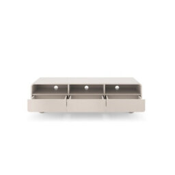 Arte Albion Tv Cabinet 160Cm - Cashmere Finish, Push-To-Open Drawers And Open Media Storage - thumbnail 3