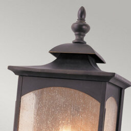 Luminosa Lighting Elstead Feiss Market Square Outdoor 3 Light Wall Light Oil Rubbed Bronze Ip44 - thumbnail 4