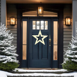 Pegdev - Pdl - Elegant Christmas Star Shaped Pre Lit Led Decoration With 1440 Warm White Leds 50Cm 5M Lead Timer - thumbnail 4