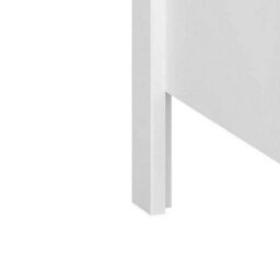 Satin White 3 Drawer Wide Chest Of Drawers (H)840mm (W)800mm (D)410mm - thumbnail 4