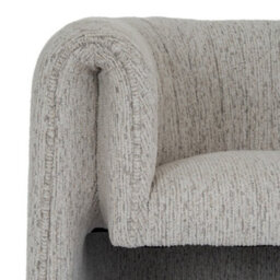 Hill Interiors Avia Mist Armchair With Plush Upholstery And Curved Design - thumbnail 4