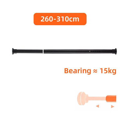 260-310Cm Telescopic Net Voile Tension Curtain Rail Pole Rod Rods Extendable Spring Loaded - image 1
