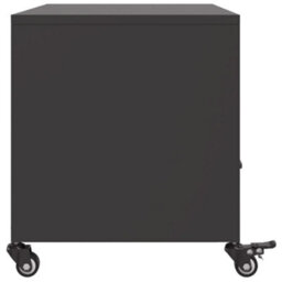 Berkfield Tv Cabinet Black 68X39X43.5 Cm Steel - thumbnail 7