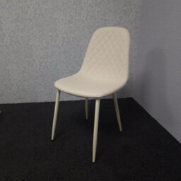 Kosy Koala Modern Rectangle Glass Dining Table Set With 4 Cream Gem Pattern Chairs Dining Room Furniture - thumbnail 8