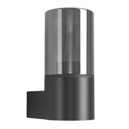 Eglo Cropani Plastic And Glass, E27 Modern Outdoor Wall Down-Light, Black - thumbnail 2
