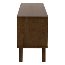 Wyld Haus Jyvaskyla Dark Oak Veneer Sideboard, 1600mm, 4 Drawers With Sliding Door - thumbnail 4