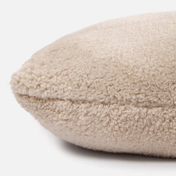 OHS Long Bolster Pillow Teddy Fleece Body Neck Pregnancy Support Cushion - thumbnail 7