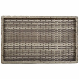 Walplus Folding Tray Table Grey 65X40X75 Cm Poly Rattan - thumbnail 8
