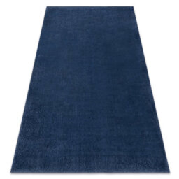 RugsX Modern Washing Carpet Lindo Navy Blue, Anti-Slip, Shaggy  240X330 Cm - thumbnail 1