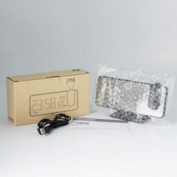 Led Digital Projection Alarm Clock Fm Radio Snooze Dimmer Ceiling Projector Black /white Light - thumbnail 5