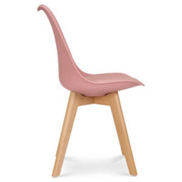 Bravich Rocco Tulip Dining Chair - Dusty Pink - thumbnail 9