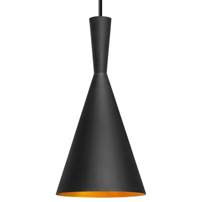 Long Life Lamps Company Modern Black Metal Ceiling Pendant Light M0205 - image 1
