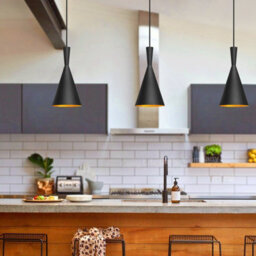 Long Life Lamps Company Modern Black Metal Ceiling Pendant Light M0205 - thumbnail 7