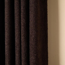 "Ohs Eyelet Blackout Pair Ready Made Curtains, Brown - 90"" X 90""" - thumbnail 3