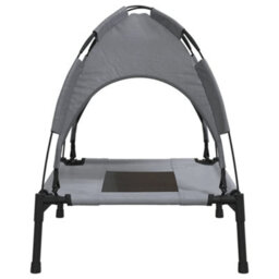 Walplus Dog Bed With Canopy Anthracite Oxford Fabric And Steel - thumbnail 5