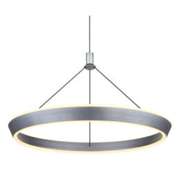 Luminosa Lighting Luminosa Ferra Pendant Ceiling Light Grey Matt Led 3000K - thumbnail 3