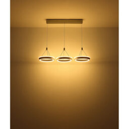 Luminosa Lighting Luminosa Ferra Pendant Ceiling Light Grey Matt Led 3000K - thumbnail 5