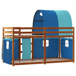 Berkfield Bunk Bed Without Mattress Blue 80X200 Cm Solid Wood Pine - thumbnail 7