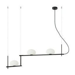 Luminosa Lighting Luminosa Kernio Bar Pendant Ceiling Light Black 3Xg9 - thumbnail 1