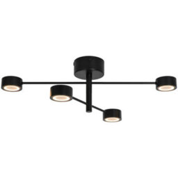 Nordlux Clyde Metal Pendant Rail Light 3-Level Dimming Black,mains Led - thumbnail 2