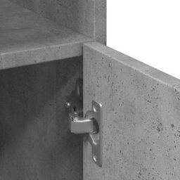 Walplus Bathroom Cabinet Concrete Grey 30X30X179 Cm Engineered Wood - thumbnail 9
