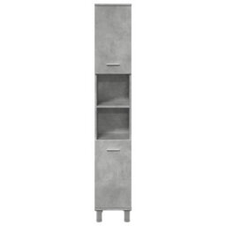 Walplus Bathroom Cabinet Concrete Grey 30X30X179 Cm Engineered Wood - thumbnail 4