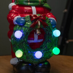 Samuel Alexander 25Cm Light Up Frosty Snowman Christmas Hand Painted Decoration With Leds - thumbnail 3
