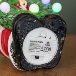 Samuel Alexander 25Cm Light Up Frosty Snowman Christmas Hand Painted Decoration With Leds - thumbnail 6