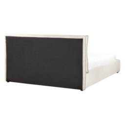 Beliani Ottoman Bed Fabric Bajonna 160 X 200 Cm (Eu King Size) Light Beige - thumbnail 8