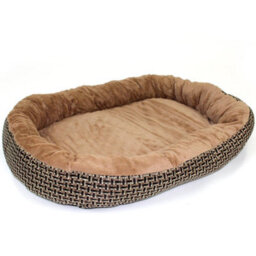 Actiaspet Xl Deluxe Orthopaedic Soft Dog Bed Pet Warm Basket Fleece Lining Cushion Puppy Cat (Brown) - thumbnail 6