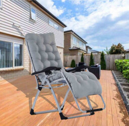 Smart Living Zero Gravity Reclining Chair With Cushion & Pillow - Grey - thumbnail 8