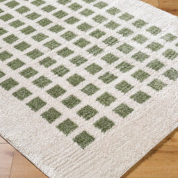 Livabliss Fossay Shaggy-Washable Beige Green Modern Hig Pile Living Bedroom Rug 140 X 200 Cm Easy Care, Non Shedding - thumbnail 6
