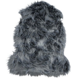 Homespace Direct Ltd Homespace Direct Luxury Faux Rabbit Fur Rug With Suede Backing Area Rug Plush Soft Accent Rug Dark Grey 60X90Cm - thumbnail 1