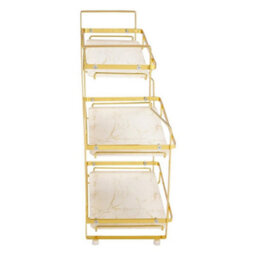 3 Tiers Cosmetic Storage Rack, Desktop Storage Rack, Bathroom Storage Rack - thumbnail 3