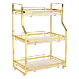 3 Tiers Cosmetic Storage Rack, Desktop Storage Rack, Bathroom Storage Rack - thumbnail 4