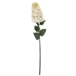 Hill Interiors Spear Hydrangea Artificial Flower White (One Size) - thumbnail 1