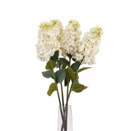 Hill Interiors Spear Hydrangea Artificial Flower White (One Size) - thumbnail 2