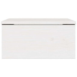 Berkfield Bedside Table 2 Pcs White 37 X 35 X 18.5 Cm Solid Pine Wood - thumbnail 7
