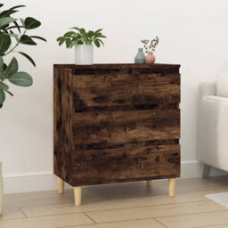 Berkfield Durable Sideboard Smoked Oak 60X35X70 Cm Engineered Wood - thumbnail 2