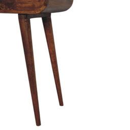 Artisan Furniture Solid Wood Mini Round Chestnut Fold Vanity - thumbnail 9