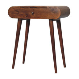 Artisan Furniture Solid Wood Mini Round Chestnut Fold Vanity - thumbnail 4